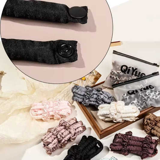 Heatless Silk Curling Rod Headband Set