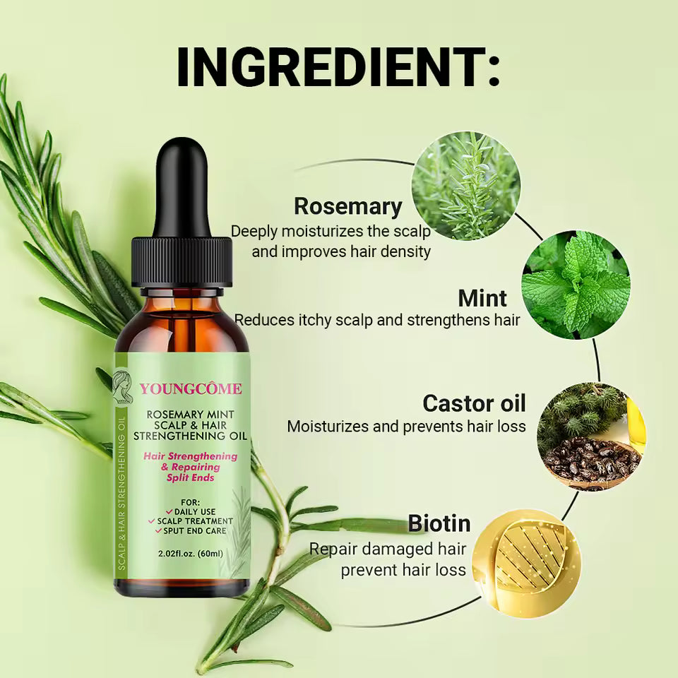 Rosemary Mint Hair Growth & Nourishing Oil