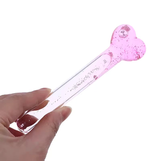 Heart-Shaped Ice Globes Facial Massager